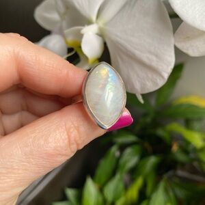 Moonstone Sterling Silver Ring